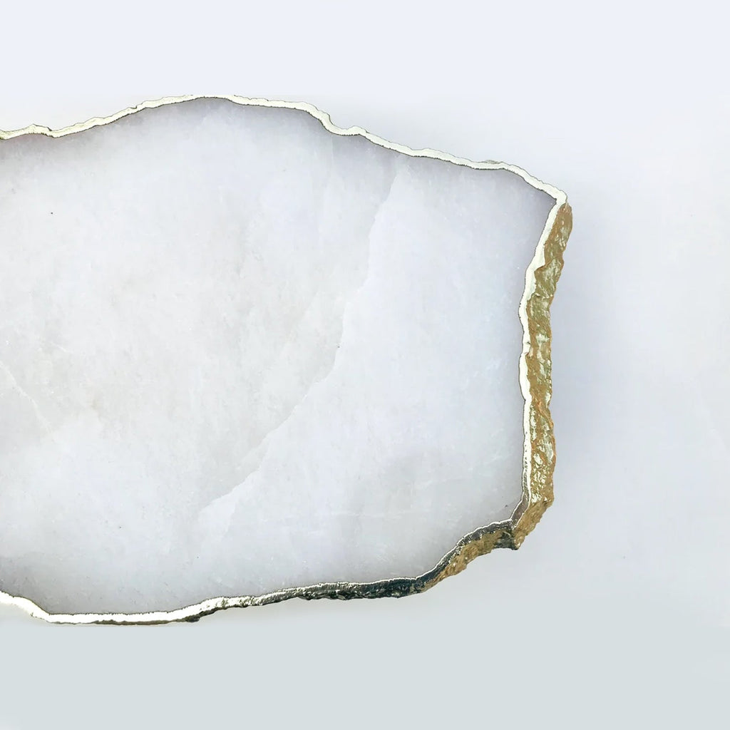 White Agate Cake Stand/Centrepiece/Display Stand/Tray