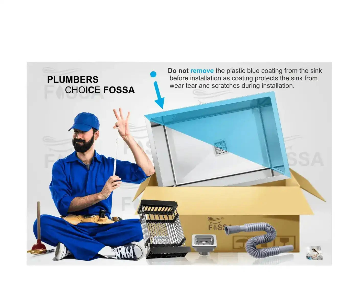 Premium Handmade  (27x 20 x 10) Inch Stainless Steel Single Bowl Silver Kitchen Sink